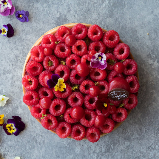 Raspberry Tart , Serves 3/4